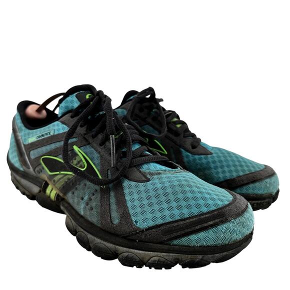 Brooks Pure Cadence 5 Running Athletic Shoes Lace Up Low Top Mesh Blue 9.5 - Picture 2 of 7